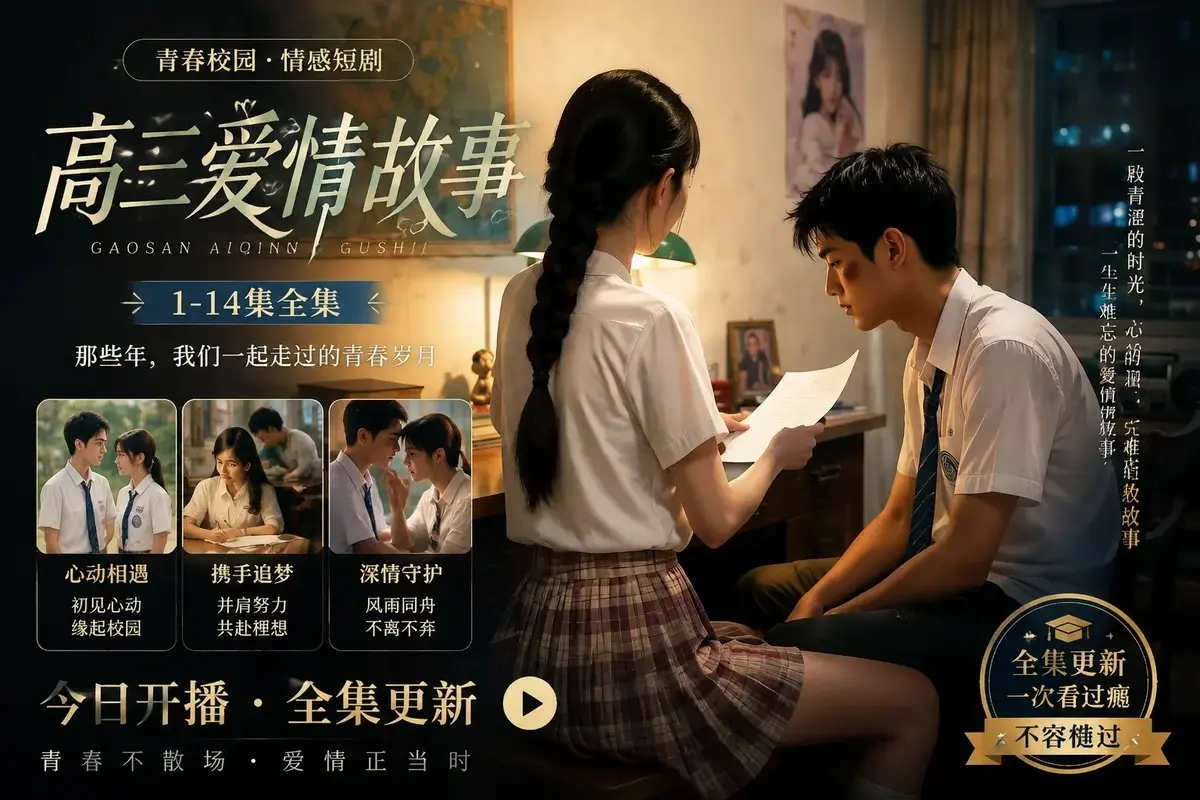黄果魔改AI短剧《b中高三爱情故事》高清未删减全集在线观看 - 蓝光修复中字版百度阿里云盘资源直链 - 高清零卡顿全程高能无尿点 - 免费观看高三爱情故事